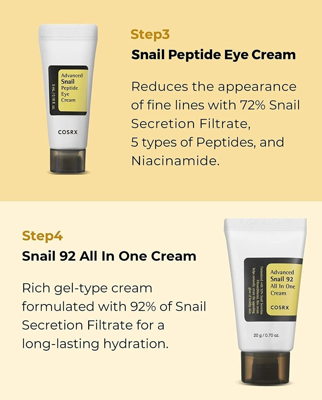 COSRX All about Snail Korean Skincare CLEARENCE SALE BUY 2 GET 1 FREE Exp 250620