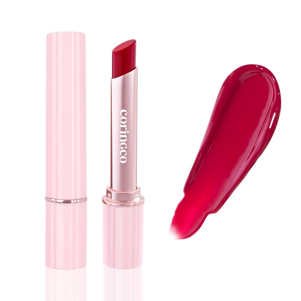 Pink Churros Plumping Glossy Lip Lipstick (Cherry, 2G)
