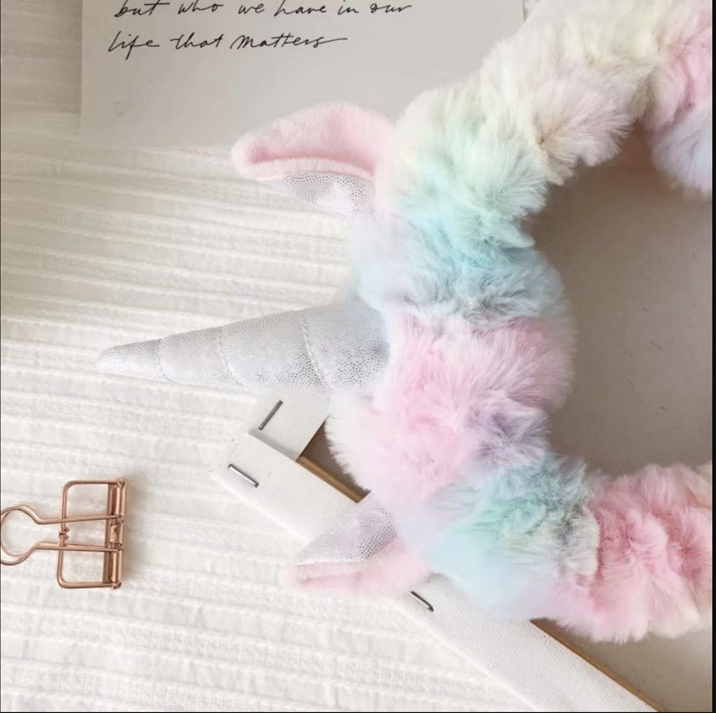 Unicorn Makeup Headband Cute Shower Hairband Women Girls Spa Headband for for Washing Face Spa Makeup Shower Bath Sports