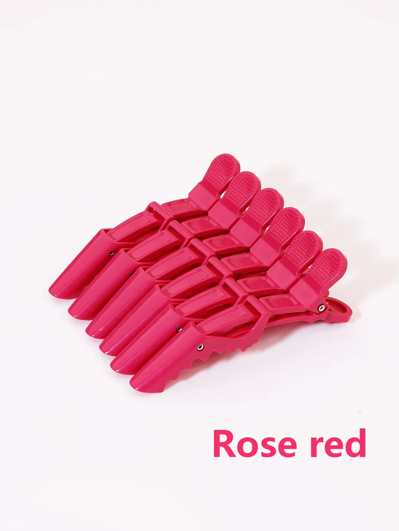 6Pcs Crocodile Hair Clip Design Claw Shaped Hair Clip Salon Hair Clip Hair Accessories Makeup Clip Special for Real Hair Wigs