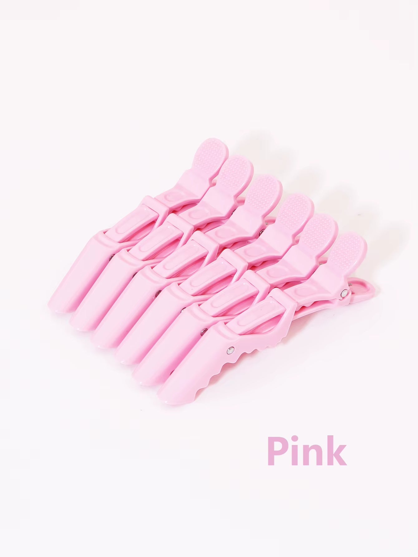 6Pcs Crocodile Hair Clip Design Claw Shaped Hair Clip Salon Hair Clip Hair Accessories Makeup Clip Special for Real Hair Wigs