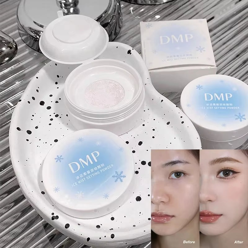 Matte Translucent Loose Powder Waterproof Oil-Control Full Coverage Face Makeup Setting Finish Powder Korean Makeup Cosmetics