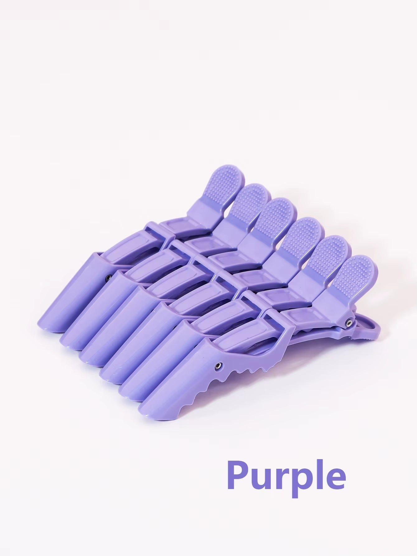 6Pcs Crocodile Hair Clip Design Claw Shaped Hair Clip Salon Hair Clip Hair Accessories Makeup Clip Special for Real Hair Wigs