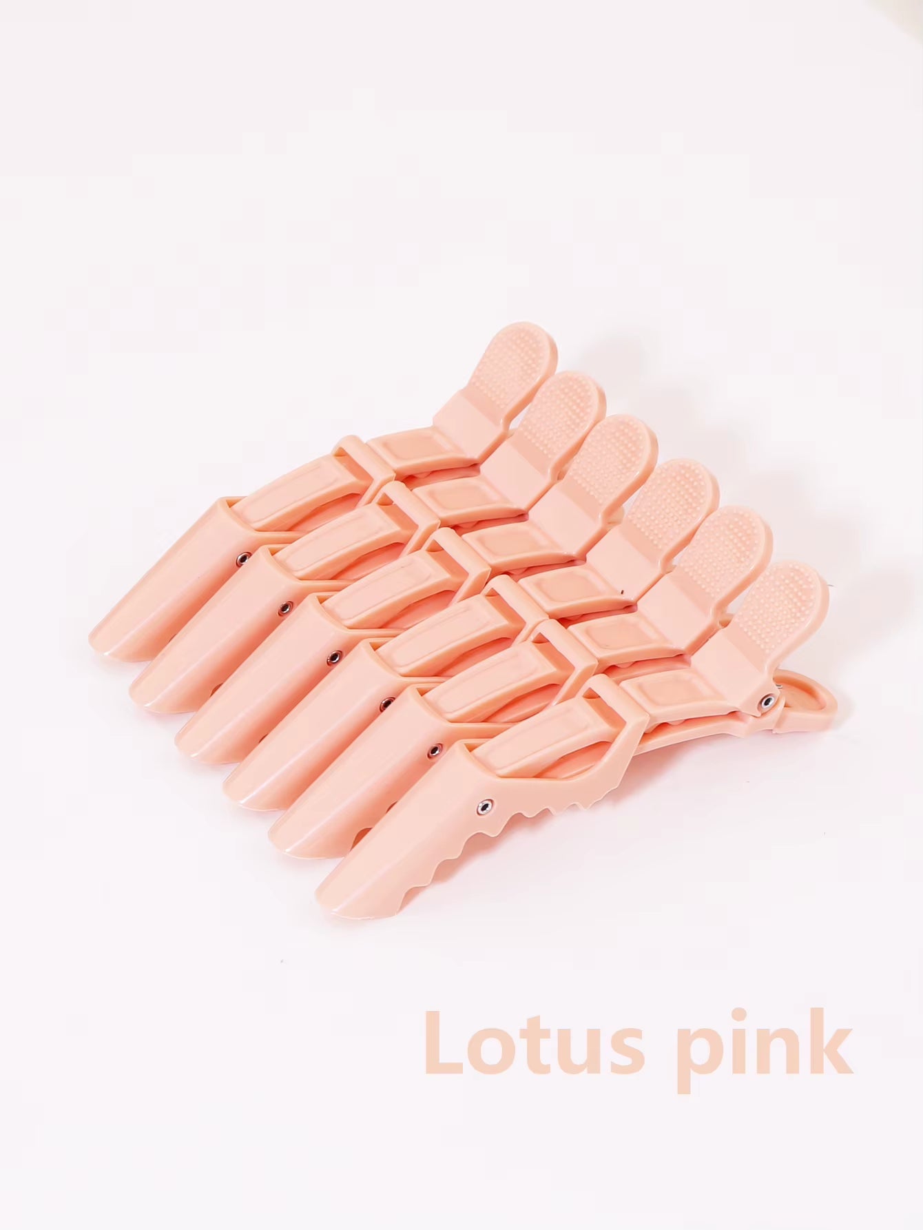 6Pcs Crocodile Hair Clip Design Claw Shaped Hair Clip Salon Hair Clip Hair Accessories Makeup Clip Special for Real Hair Wigs
