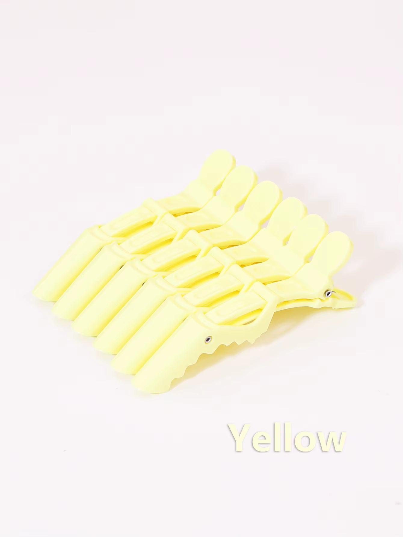 6Pcs Crocodile Hair Clip Design Claw Shaped Hair Clip Salon Hair Clip Hair Accessories Makeup Clip Special for Real Hair Wigs