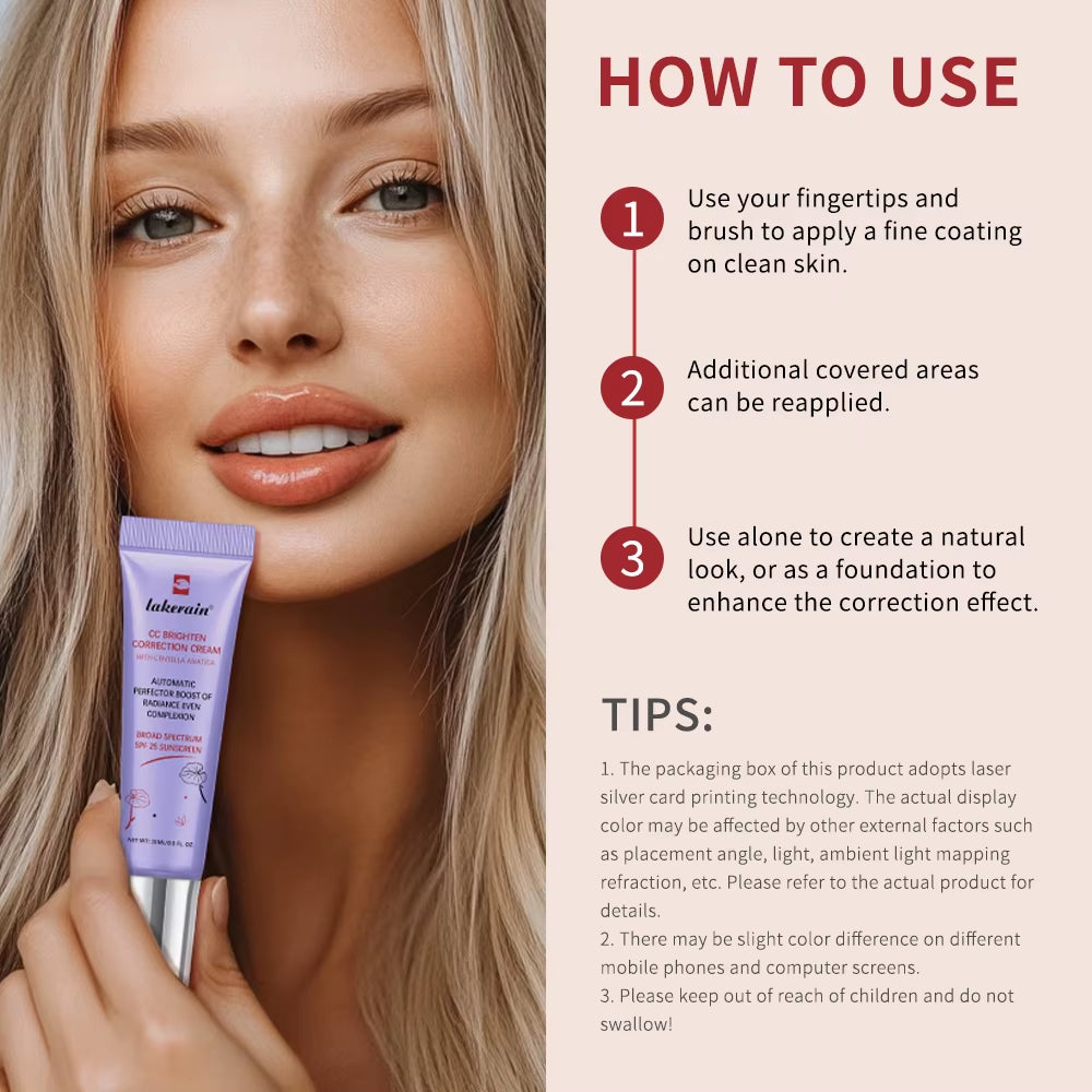 CC Cream Erborian Centella Change Color Moisture Cream Makeup Foundation Full Coverage Magic Foundation Covering Korean Makeup