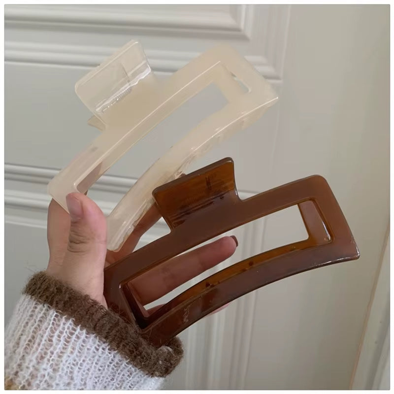 13Cm Oversized Girl Hair Clip Simple and Versatile Hair Clip