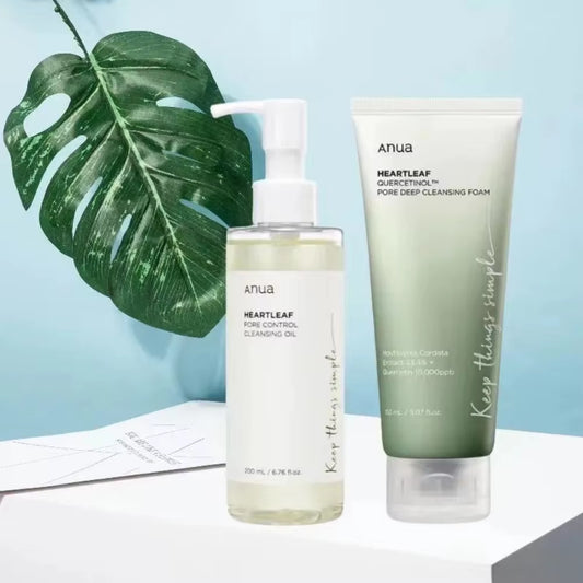Anua Heartleaf 77% Skin Care Set Anua Skin Care Moisturizing Toner Makeup Remover Essence White Birch 70% Facial Moisturizer